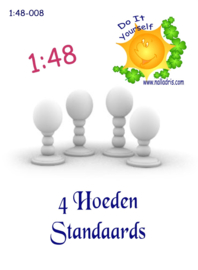 1:48-008 DIY Hoedenstandaards