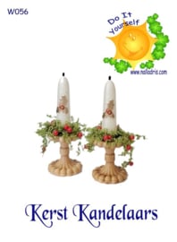 W056 DIY Kerst Kandelaars
