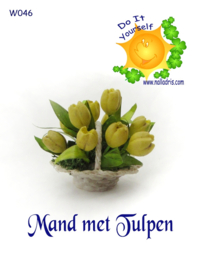 W046 DIY Mand met Tulpen