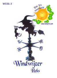 W036-3 DIY Windwijzer Heks