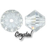 MC Bead Rondell 3mm Crystal - 50