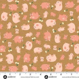 Fun On the Farm || Brown Happy Pigs