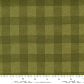 Quiltstof groene Flanel geblokt 49144 13F