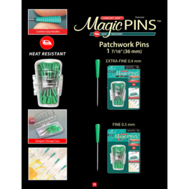 Taylor Seville Magic pins patchwork extra fine 0.4 mm. 50 stuks