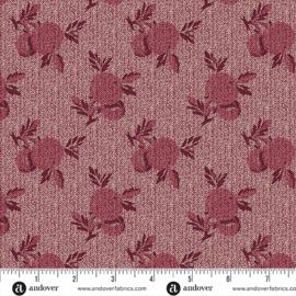 "Dahlia" fabric by Edyta Sitar  ||  Crab Apple
