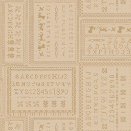 SAMPLER PATCH R520923D  TAN