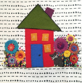 Wonderfil || Pre-cut wool kits by Wendy Williams - little house red