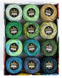 Eleganza Variegated 8wt Perle-katoen garenpakket  Meadow