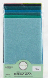 1/64 Merino Wool Packs: Sue Spargo  Teal