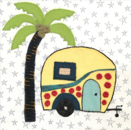 Wonderfil || Pre-cut wool kits by Wendy Williams - caravan yellow - Leverbaar vanaf 2 juli 2026