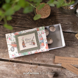 Acufactum || label met tuintafereel