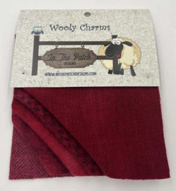 Wooly charms || wijnrood - WC4588