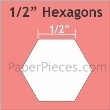 hexagon mallen 1/2 " inch