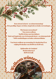 Welkom Winterdagen 14, 15 en 16 oktober 2026