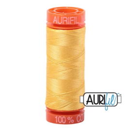 Aurifil Mako50 #1135 Pale Yellow  - 200 meter
