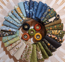 Fat quarter stofpakket Morris Manor