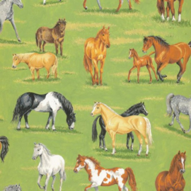 Quiltstof in the country 101 met paarden 89310 105