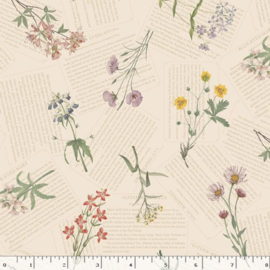 BOTANICAL JOURNAL FLORAL SPRIGS R650855D  TAN