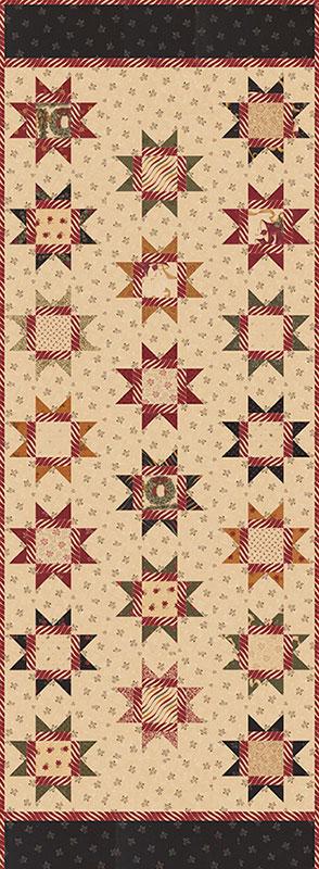 Patroon tafelloper || Candy Stripe Stars ||  Kansas Trouble
