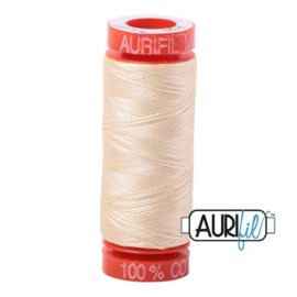 Aurifil Mako50 #2123 Butter - 200 meter
