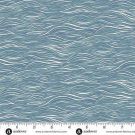 Makower UK || Ripples - blue