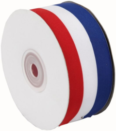 Cadeaulint rood wit blauw 100 mm