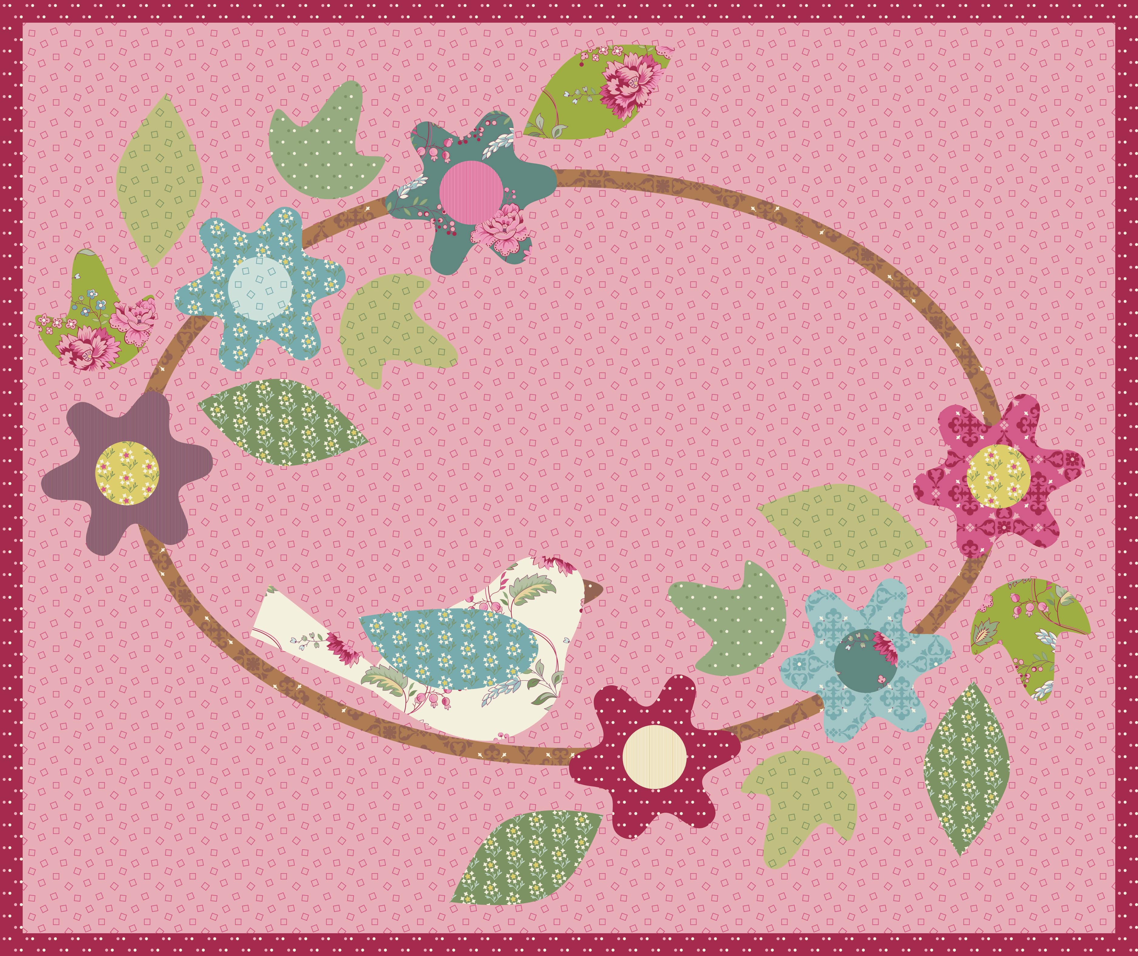 EQP - Patroon Bird of a feather - kussen