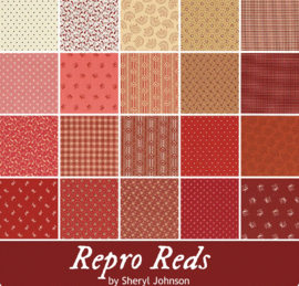 Marcus Fabrics Repro Reds layercake van Sheryl Johnson