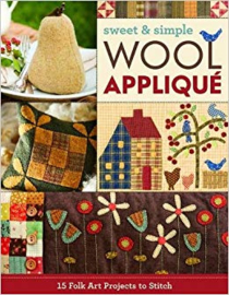 Boek met wolapplicaties Sweet & Simple Wool Applique