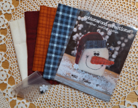 Kadopakket DIY pakket sneeuwpop speldenkussen