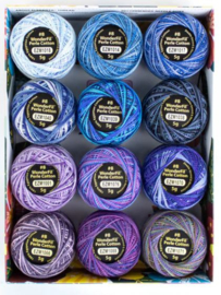 Eleganza Variegated 8wt Perle-katoen garenpakket  Celestial