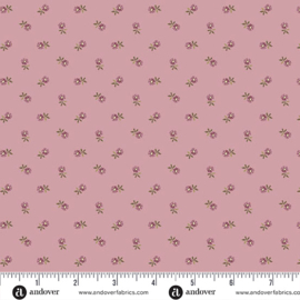 "Dahlia" fabric by Edyta Sitar  ||  Pincushion Flower
