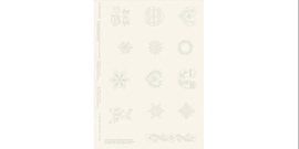 Devonstone || Sashiko Panel Merry Christmas