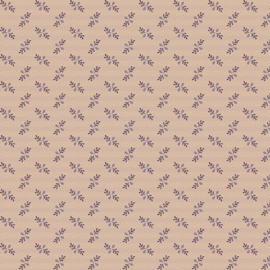 I Love Purple Tan Zig Zag Sprig  R330689