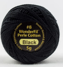 Eleganza 8wt 5-gram Solid Perlé Black