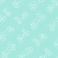 Quiltstof met afbeelding van een fiets ||  quilt fabric with an image of a bicycle