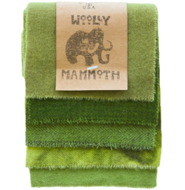 Wooly Mammoth set wollen stoffen oranje 009