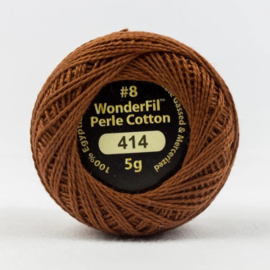 Eleganza 8wt 5-gram Solid Perlé EZ414 Saddle Brown