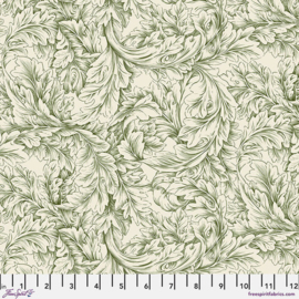 Small Acanthus Scroll - Green || The Cotswold Holiday Collection || PWWM096.GREEN