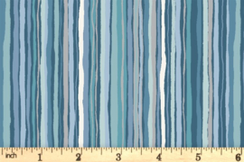 Foxwood Ripple Stripe  Blauw 019B