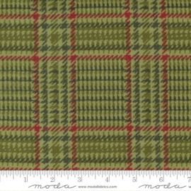 Quiltstof groene Flanel geruit 49147 13F