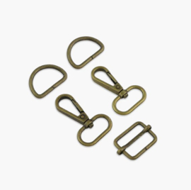 Sallie Tomato || Hardware Kit voor het maken van een tas - 3/4 "