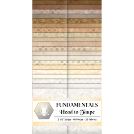 White Owl Textiles || Strip Pack 2.5 inch - Jellyrol