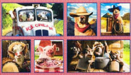 Quilt panel Farmyard Buddies 17211 193