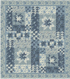 Study in Blue Quilt Pattern