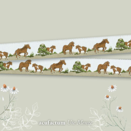 Acufactum || Geweven band met paarden - 35384