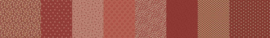 CURATED COTTONS || STRIP-IT R310737D  RED