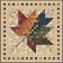 Patroon kleine quilt || Nature's Watercolor ||  Kansas Troubles Quilters