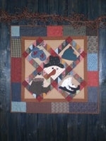 Patroon Bobbin - quilt  snow things