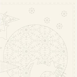 Devonstone || Christmas sashiko panel